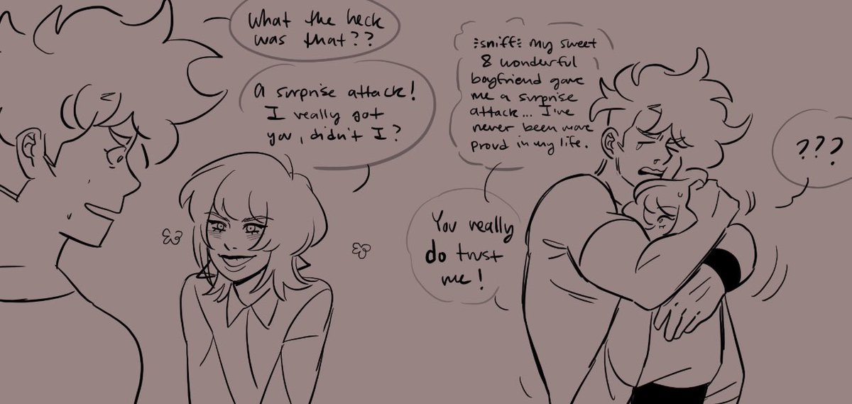 lil galolio comic for 1 year vs 3 years together 
