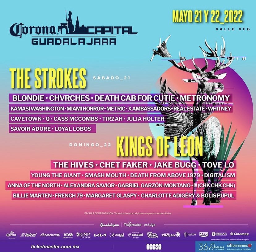 mdm_musica's tweet photo. RT / Like si quieren que empecemos a regalar pases dobles para ir a @CCapitalGDL 🔥 https://t.co/5sDm8J612H
