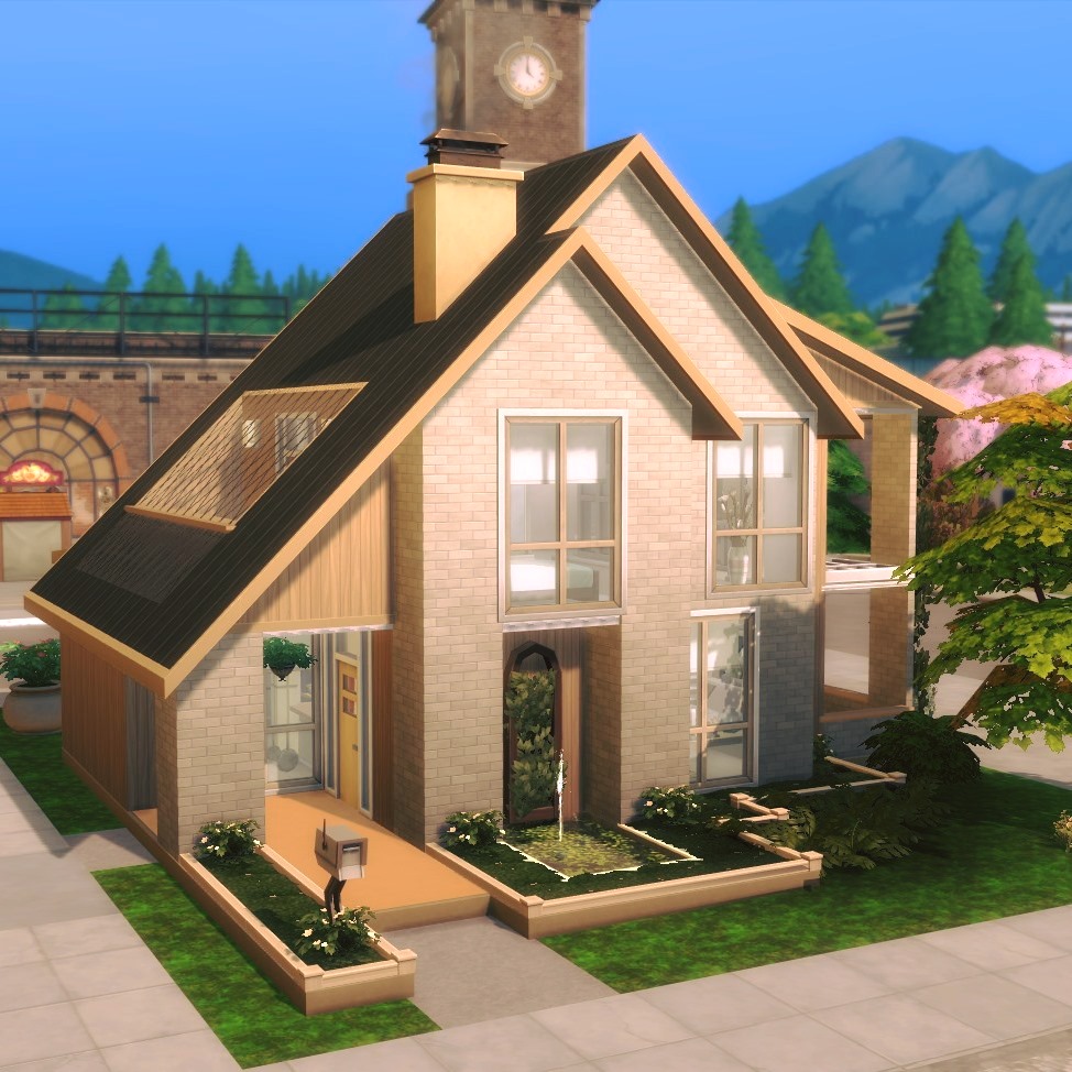 DeekSims's tweet photo. THE SHELVIN - A small one bedroom home perfect for any sims who live alone. Open plan living areas with an abundance of custom shelving and furniture throughout the home. #ShowUsYourBuilds #TS4 #TheSims4 @TheSims @simsshare @simsfederation https://t.co/TT08qOCqhg