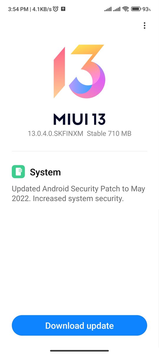 theandroidrush's tweet photo. New MIUI 13 Based Android 12 Update has been Released for Redmi Note 10 Pro / Pro Max (India) – Build Details:-
MIUI V13.0.4.0.SKFINXM
@RedmiIndia @XiaomiIndia
@Xiaomi @MIUI_India @miuirom
#Xiaomi #MIUI13 #MIUI13Update #RedmiNote10ProMax #RedmiNote10Pro #RedmiNote11Pro https://t.co/kXELF1HT1i