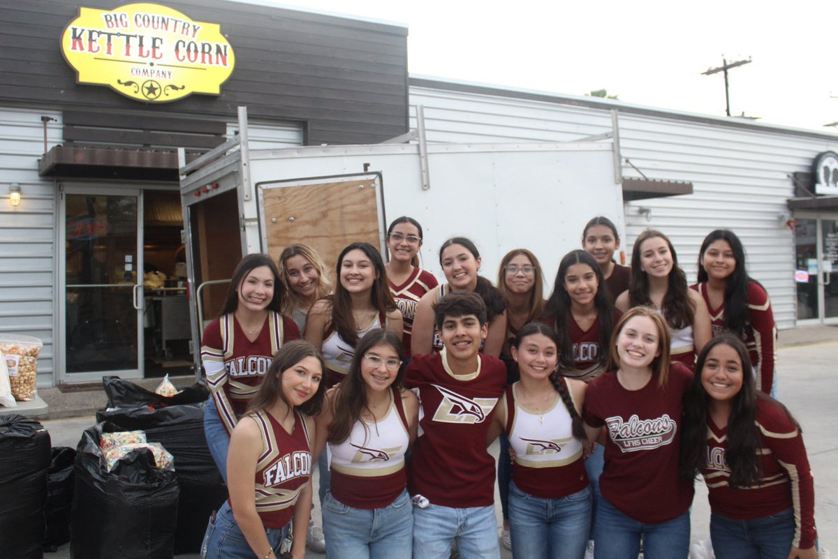 Just wanted to thank BIG COUNTRY KETTLE CORN for their support in the lfhs 2022-2023 cheer team!