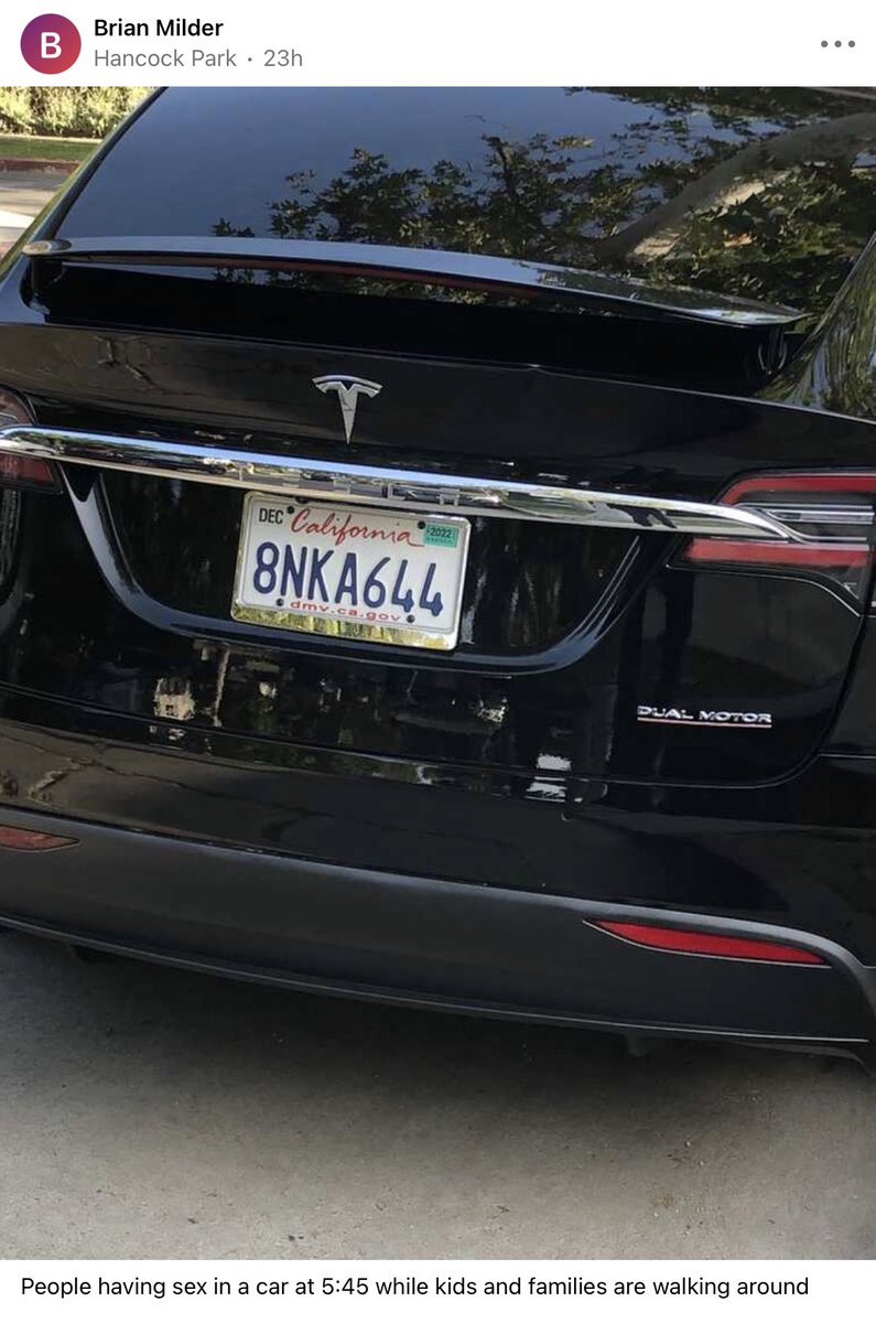 mootron's tweet photo. Every once in a while @Nextdoor overdelivers when I need it most.  #publicfornication #Tesla https://t.co/gADZAfl4EP