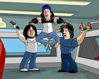 To our knowledge, this is the only material available of the original SONS OF BUTCHER demo shown to Teletoon, originally called Butcher &amp; Son, which we talked about on this weeks podcast.

The one where the exec said "its not funny, but I like the look" lol