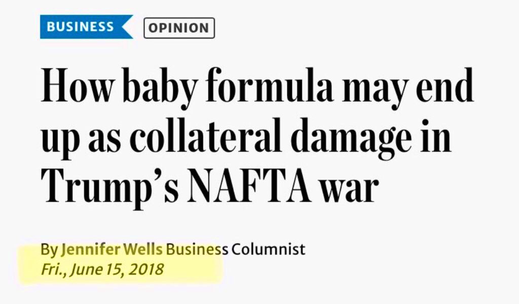 Sonee333Sonny's tweet photo. @fred_guttenberg @POTUS Trumpโs 2018 NAFTA
Tariffs ๐๐๐ https://t.co/lF5Zt2VIHy