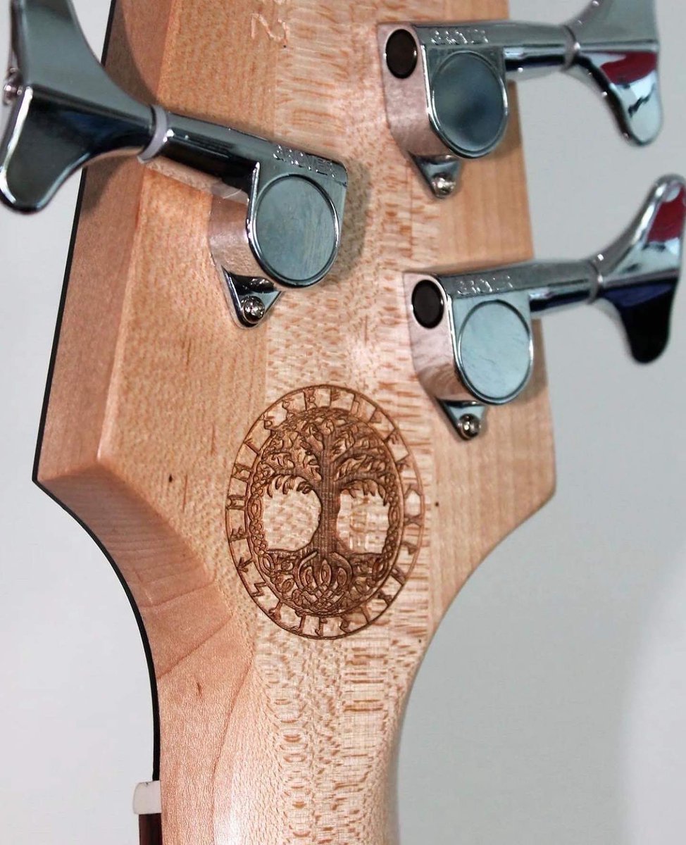 SpitoftheSin's tweet photo. Connor’s Gibson 5 String is a work of art.

Fox &amp; Owl Woodshop did an amazing job engraving nordic symbols onto this instrument. 

Locally from Calgary AB, make sure to follow Fox &amp; Owl online on Instagram or check out the website.
https://t.co/UOSTKFMBnr

https://t.co/n70e0WZssd https://t.co/SbPT142Mo7