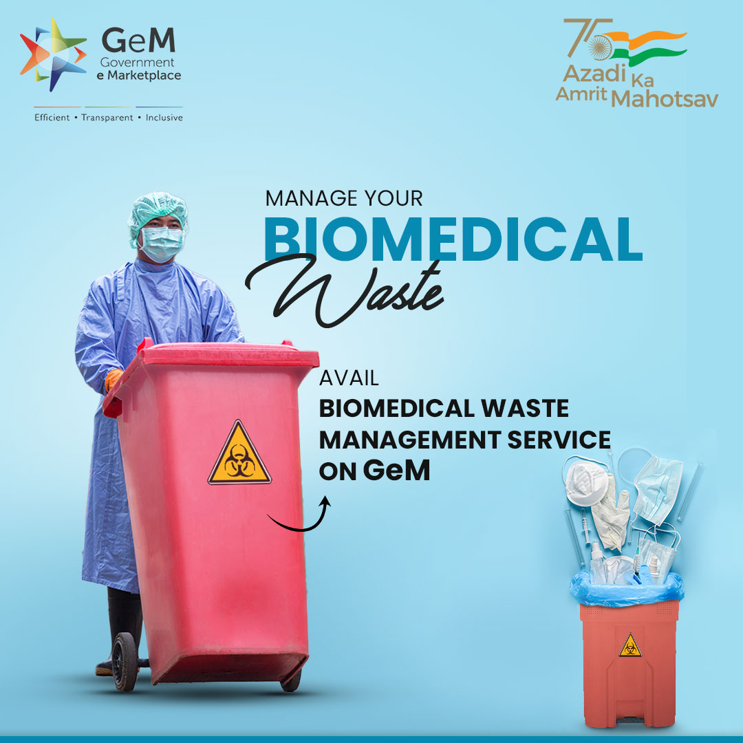 GeM on Twitter "Dispose off your biomedical waste appropriately! With