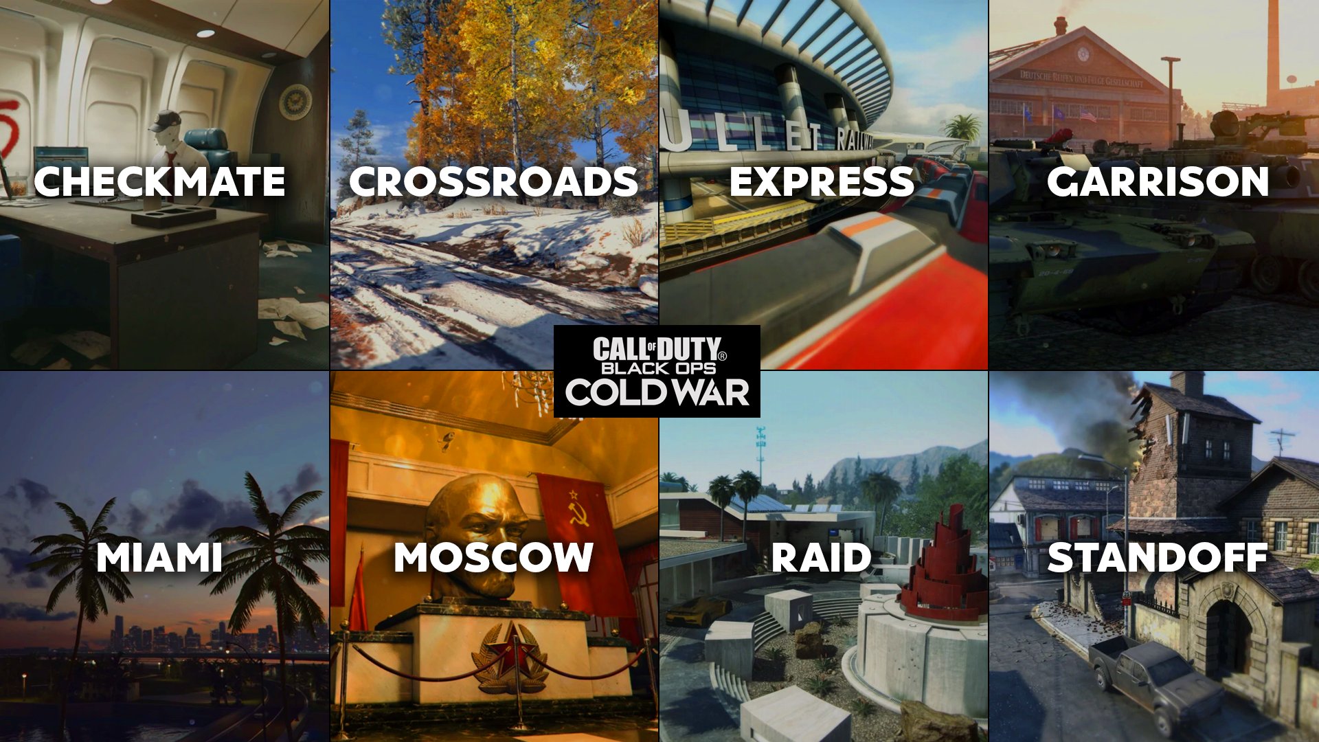 Express Map Comparison - Cold War vs Black Ops 2 (2012/2021) 