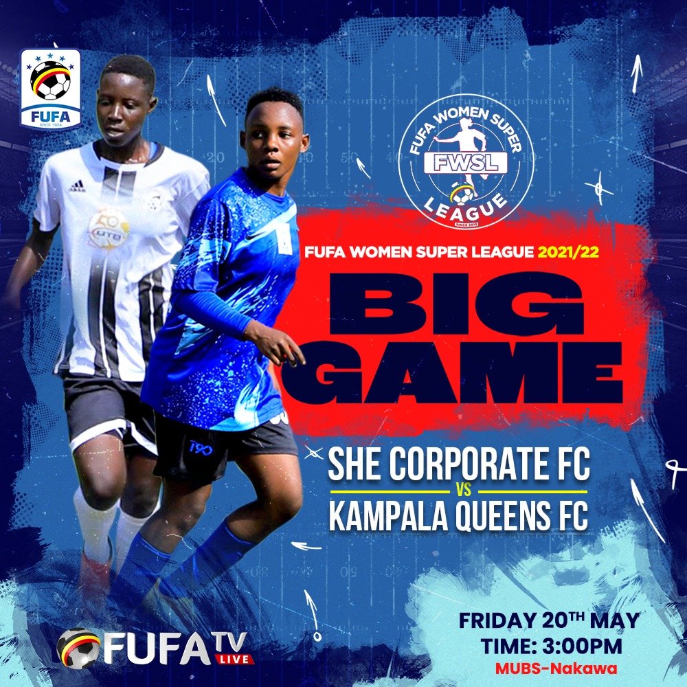 AhmedMarsha's tweet photo. Did you know that the Champion of the FUFA Women Super League 2021/22 season will be decided tomorrow(Friday) at MUBS-Arena?
*The #EpicEnd*
Join us at MUBS. https://t.co/pUR9YRZvOP