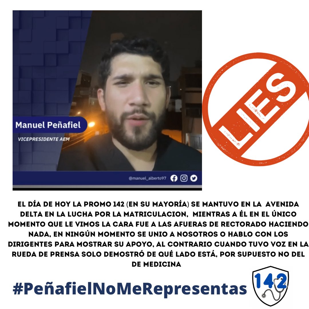Prom142med's tweet photo. Hazte un favor y no vuelvas a mencionarnos @Manuelpenafielj  #MatriculacionDignaUG https://t.co/CRitugYhvN