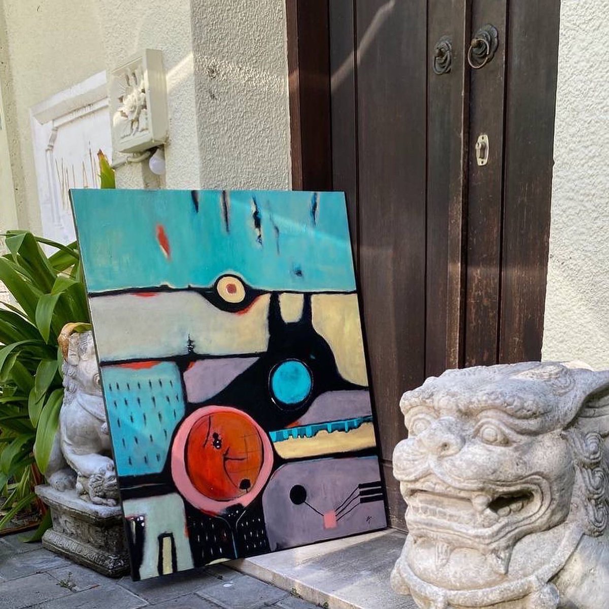 My new #nft art “ the Shadow” was listed today on <a href="/foundation/">Foundation 🌐</a> 

foundation.app/@aliya/sbcaliy…

you can also collect the original painting 100x70cm

#nftart #foundationapp #NFTartist #cryptoartist #cryptoart #cryptoartwork