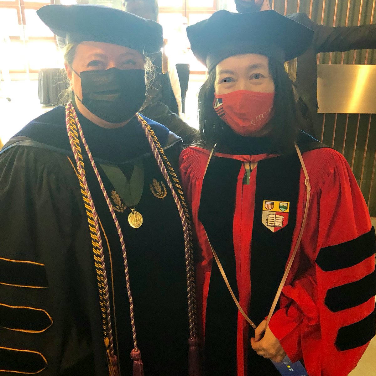 RU_aging's tweet photo. Celebrating @RU_nursing class of 2022! Special congratulations to Narjis Moosavi 💐 #TrustTheProcess https://t.co/vT66jpPqrU
