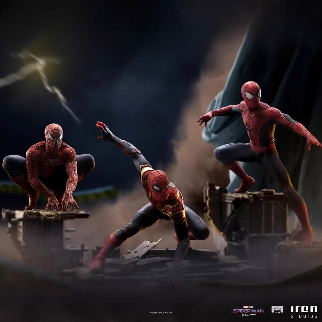 スパイダーマン バトルジオラマスタンド　アイアンスタジオ　セット TOY SAPIENS on X: 