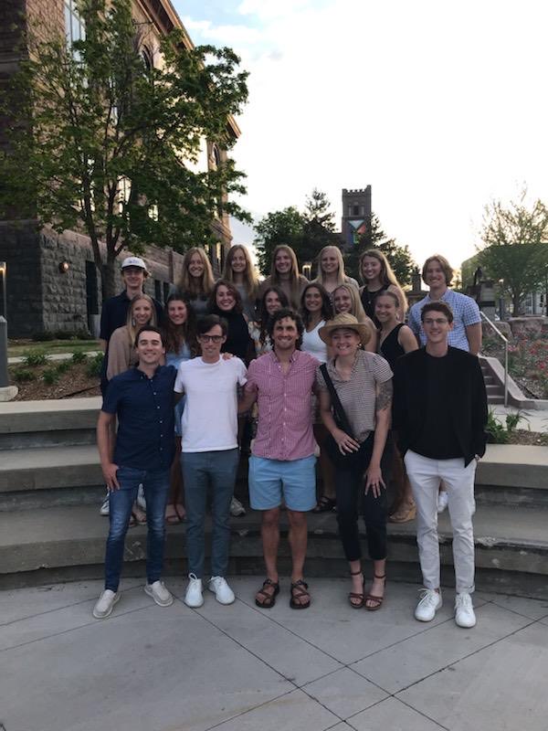 2022 Augustana Track senior dinner. Thank you seniors for all you have done for the program. Best of luck to you in your future plans