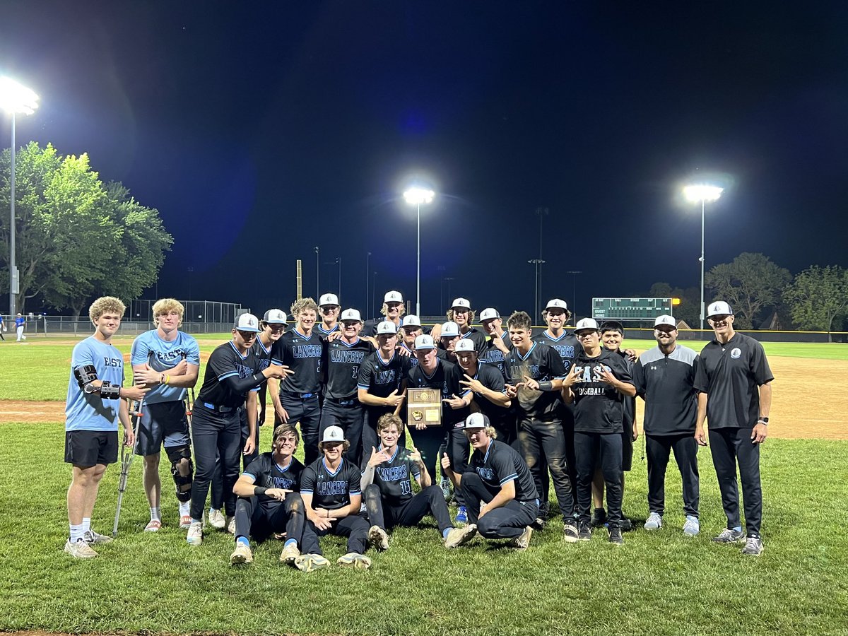 Baseball regional champs!  Lancers are bound for state!  Go Lancers!