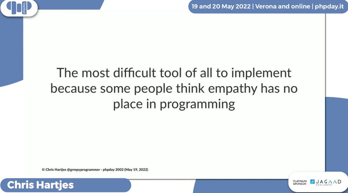 KPikaza's tweet image. The most potent tool without a doubt😍😍😍 @grmpyprogrammer @phpday #phpday2022