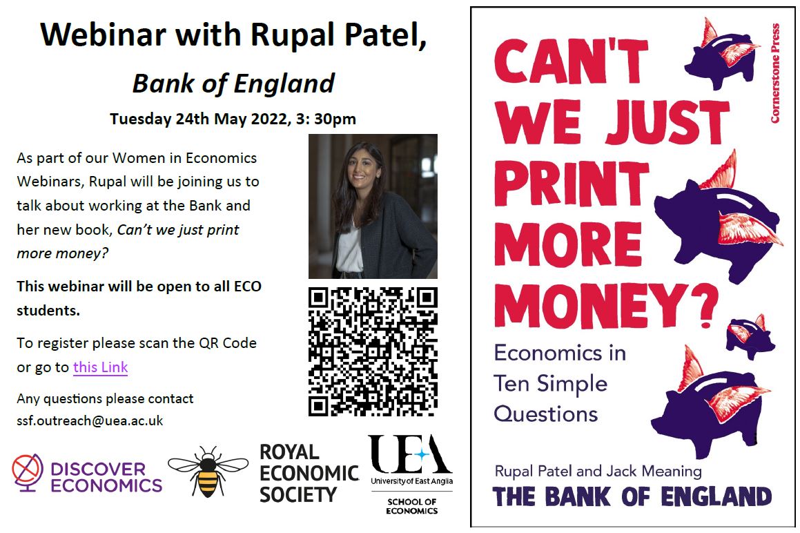 UEA Economics on Twitter: "Attention all ECO students 📢 Next week as part  of our Women in Economics Webinar series Rupal Patel will be joining us to  talk about her new book
