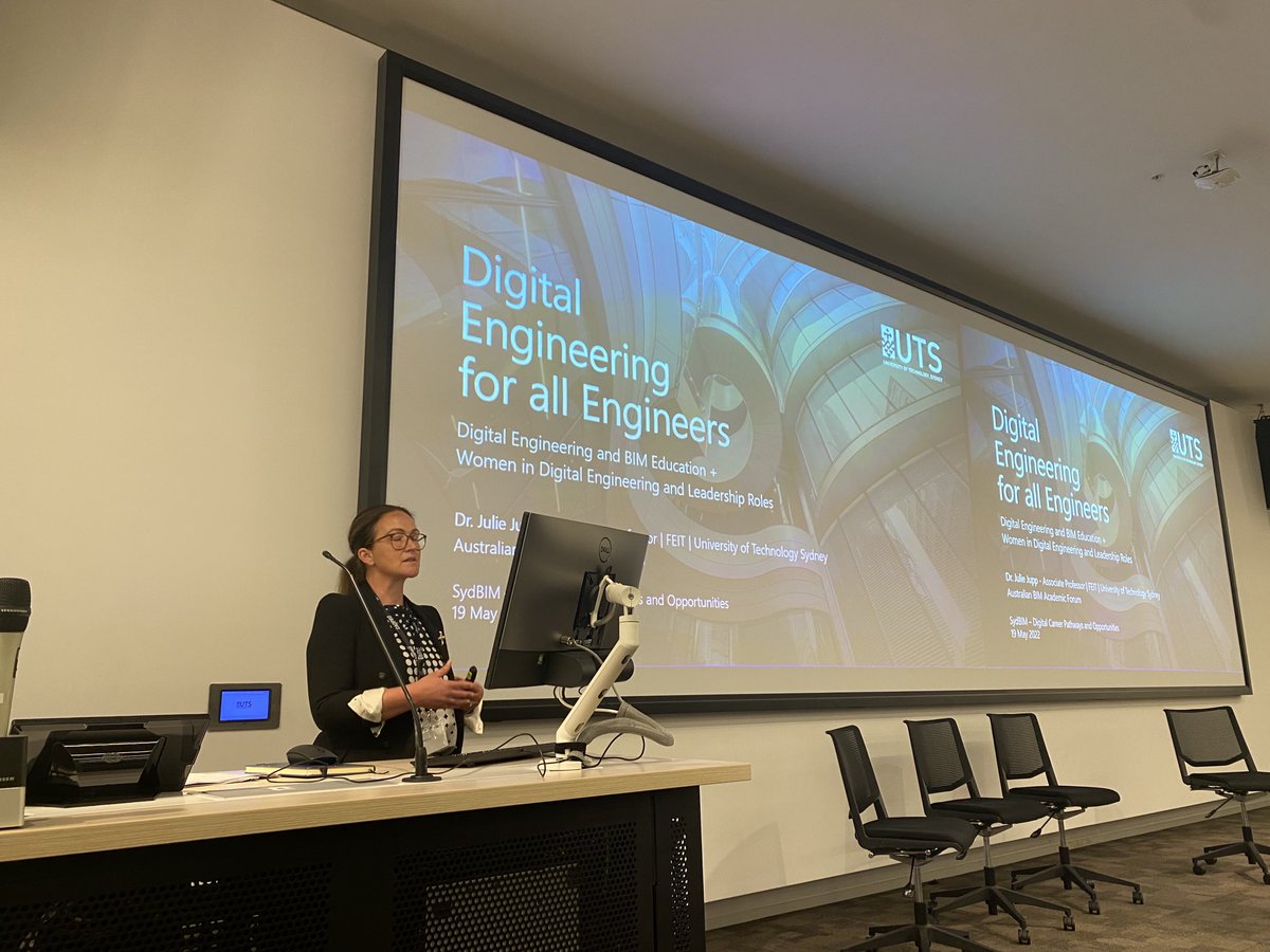 ⁦<a href="/Julie_Jupp/">Julie Jupp</a>⁩  sharing her knowledge on education for digital engineering  and how technology has disrupted education like it has construction and the challenges ahead #sydbim #WIB #digitalcareer ⁦<a href="/SydBIM/">SydBIM</a>⁩