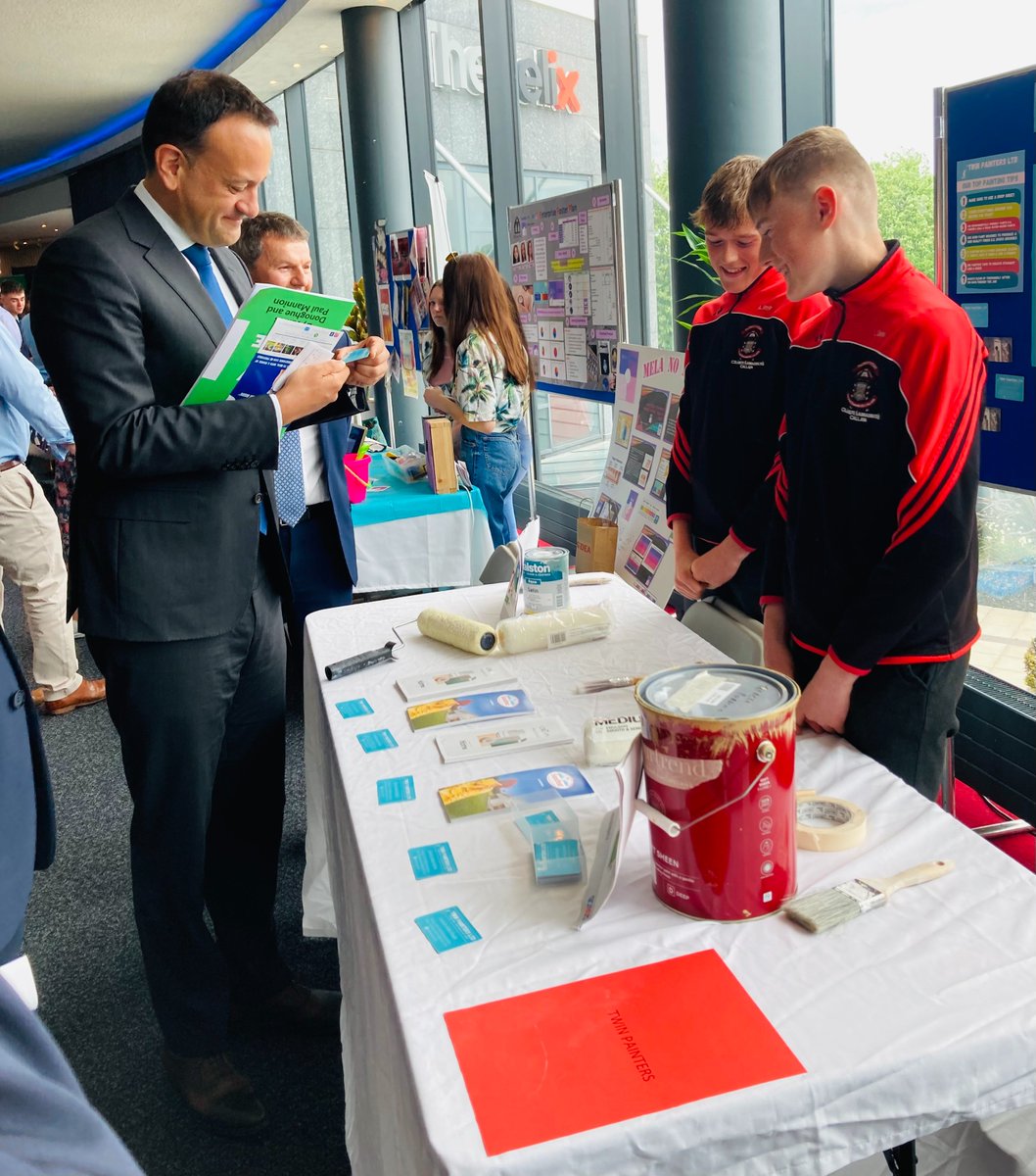 Congratulations to Ned O Meara who won the National prize today in the Helix for My Entrepreneurial Journey and to Adam &amp; Liam Doyle who came 3rd in the Intermediate competition. Congratulations to Ciara Ryan who came first in the junior category