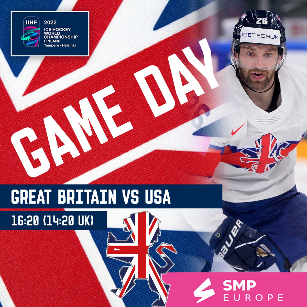 🏒 GAMEDAY 4
🇬🇧 Great Britain v USA 🇺🇸
🏟 Nokia Arena, Tampere, Finland
⏰ 16:20 face-off (14:20 UK)
📺 <a href="/FreeSports_TV/">FreeSports 📺</a>