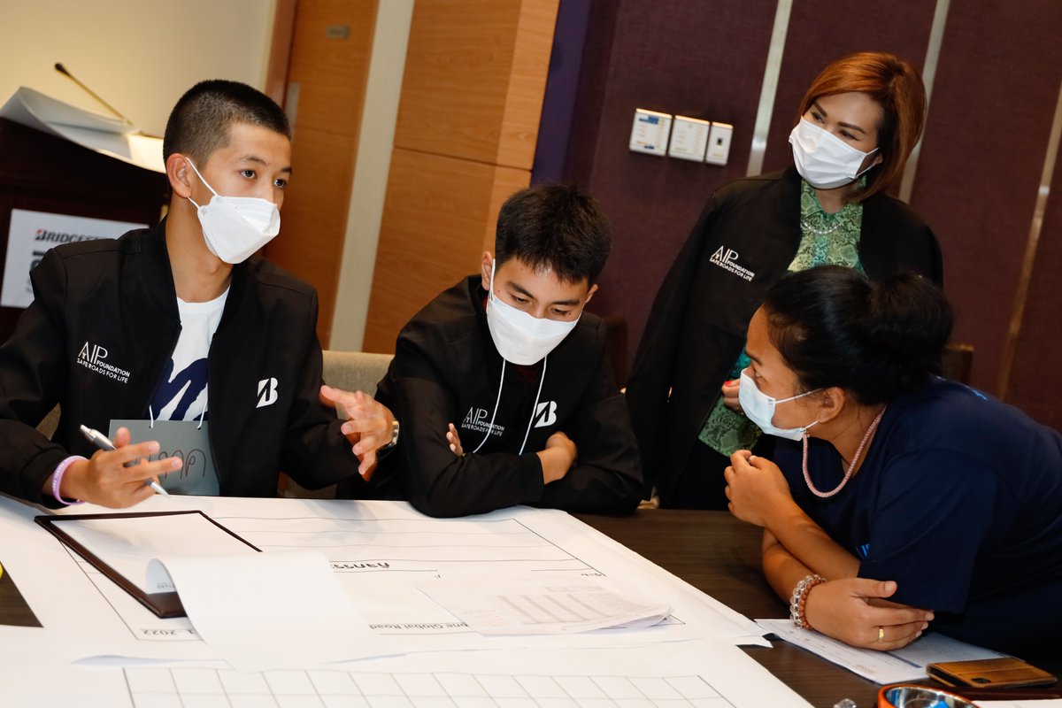 AIPFoundation's tweet photo. 🌏 As part of the Youth Road Safety Champions program supported by #BridgestoneTH, we celebrate the first generation of students to complete the #leadership training program establishing a new generation of advocates and supporters of #StreetsForLife🌟!
↪️https://t.co/TLw7WebpVE https://t.co/YIGp7ytAdS