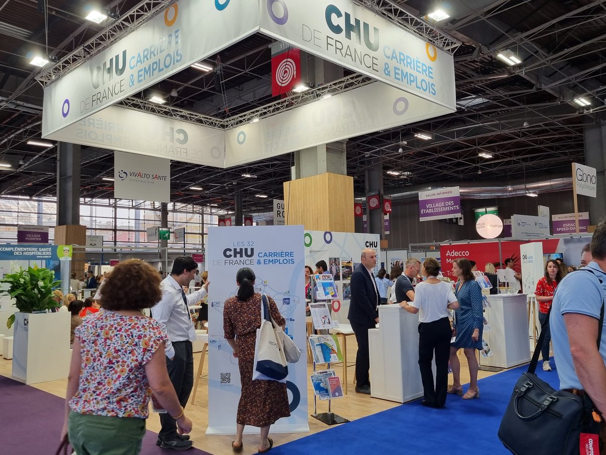 <a href="/parisSANTEXPO/">SantExpo</a> | Suivez tout au long de la journée les professionnels du <a href="/CHUdeReims/">CHU de Reims</a> qui interviennent sur les stands des #CHU de France et du salon #infirmier de #SANTEXPO