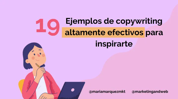 miguelfloro's tweet photo. 💥 19 Ejemplos de Copywriting muy buenos para inspirarte y mejorar los textos de tu negocio

☑️ Ejemplos de Copywriting

https://t.co/Wk6sTJubF0 vía @marketingandweb 

#Copywriting https://t.co/2ezakzrpgn