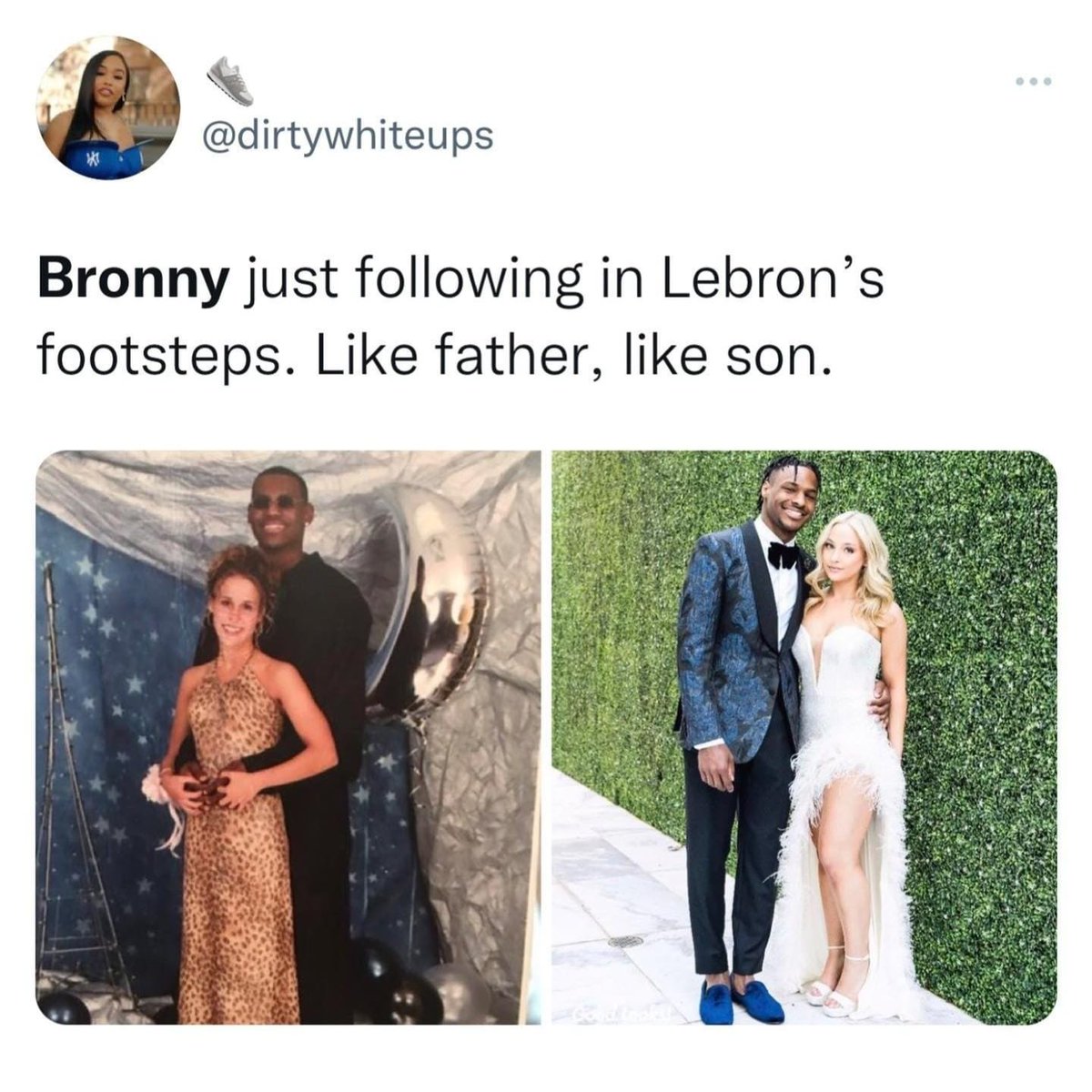 UnmuteMyTruth_2's tweet photo. #BronnyJames is just copying his daddy, #LeBronJames lol

#SnowBunnyCrisis #Bedbuck #BedbuckChronicles #TheBoule https://t.co/U4wUYVmToW