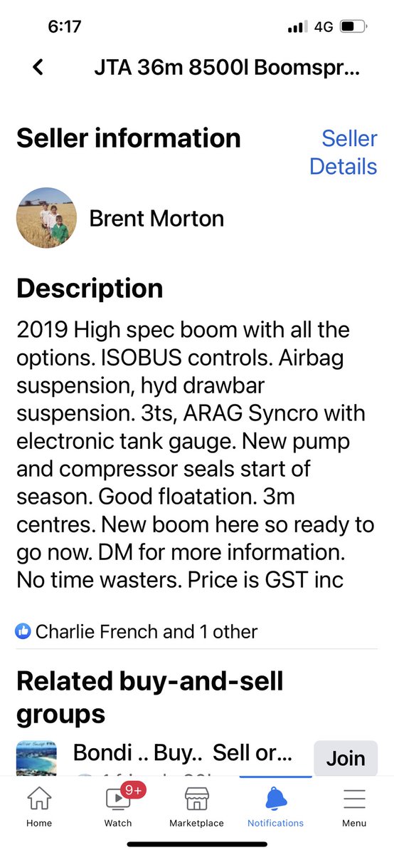 Still up for sale if you need extra spraying capacity this year 👍