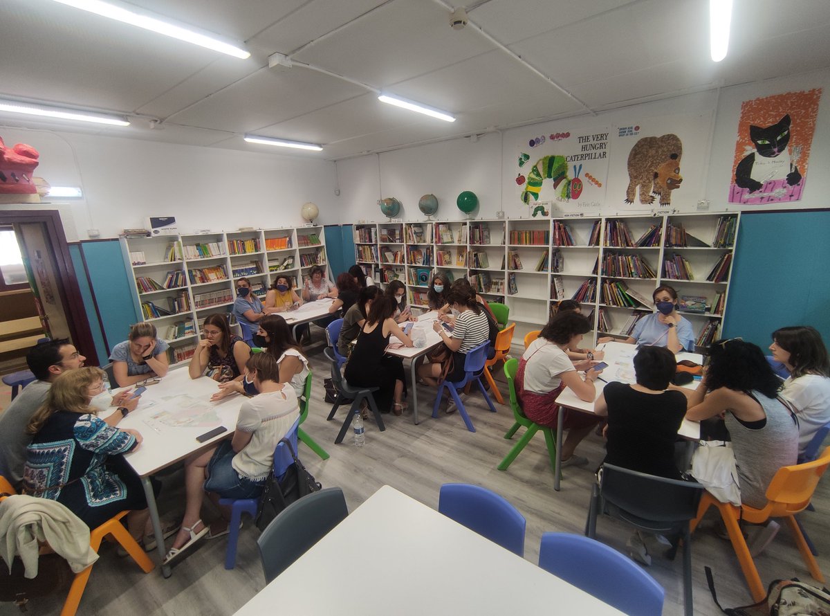 ceipmmozgz's tweet photo. ♻️🔚 PATIOS X EL CLIMA 🌍🌎🌏

💪 Semana de trabajo intenso para últimos pasos en diseño de nuestro patio: martes,  el profesorado, y miércoles con todos los agentes ✏️🤔🏫

🙌 Última sesión con la dinamización de @NomadasEdAmb @AuPro_SCoop
#ceipmmozgz #PatiosXelClima #ReCreando https://t.co/jGlGINCeCS