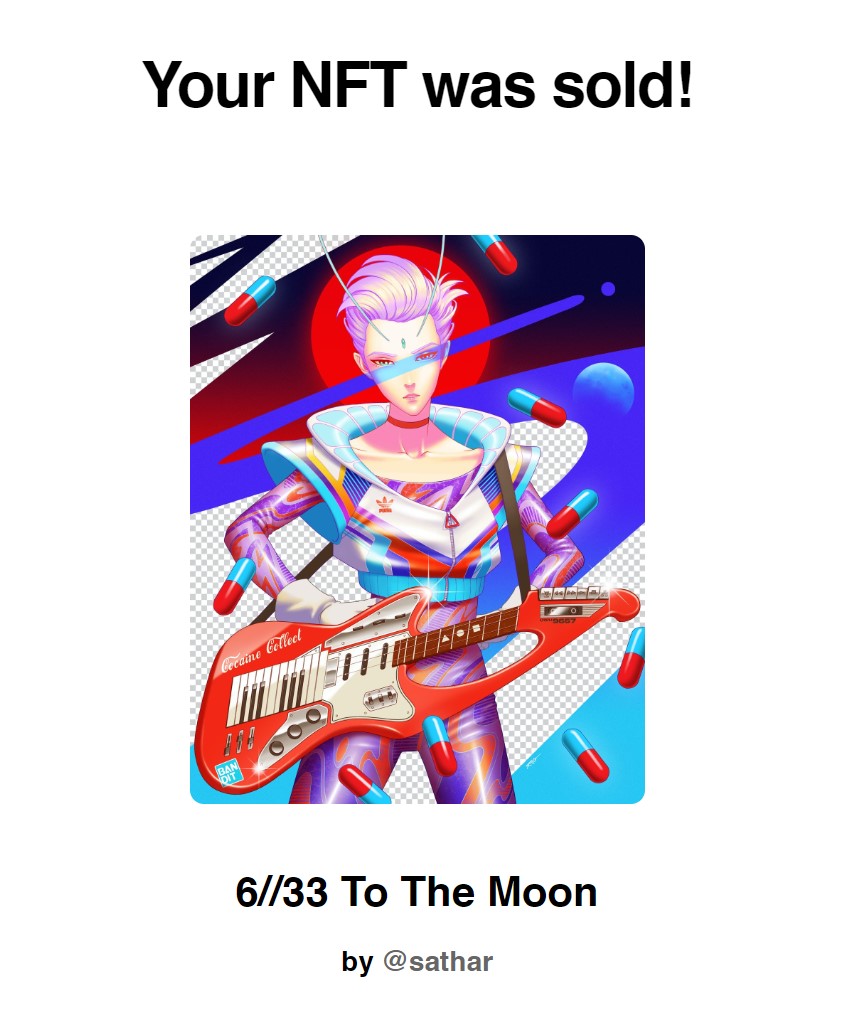 baladasathar's tweet image. Number 5 &amp;amp; 6 from Sathar "333 collection" are now owned by @NFTooPerfect (2 works at once🤯). Thank you ser, proud to be in your collection. And thank you to YOU all my friends for the endless support!
🎸🤍🎸
