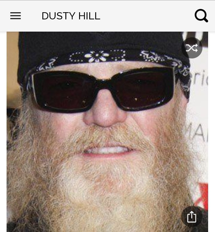 Happy birthday to this iconic bassist from ZZ Top. Happy birthday to Dusty Hill 