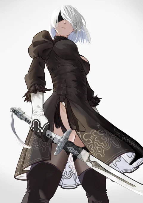 2B#NieRAutomata #イラスト  #FANART 