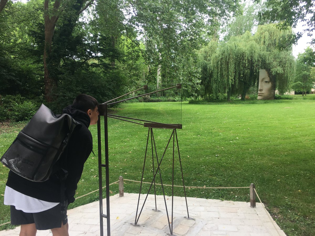 craigs_simon's tweet photo. Leonardo Da Vinci’s house and inventions in the garden at Clos Luce. #loire2022 #mslearns @ISB_MS https://t.co/80HmUFIjnH