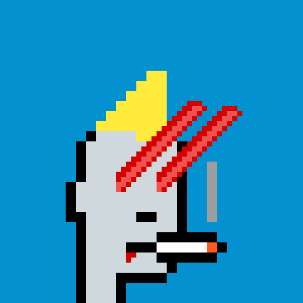 SyscoinPunks's tweet photo. We are going to explain the traits of this #SyscoinPunks:
Background➡️Blue(5%)
Skin➡️Vampire(10%)
Accesories➡️Common(40%)
Eyes➡️Red laser Eyes(5%)
Head➡️ Blonde crest(10%)
Mouth➡️Cigar(6,66%)

*Best comment will be whitelisted*

#Syscoin #SYSARMY  #NFTGiveaway  #NFTCollection https://t.co/83gIyyb612