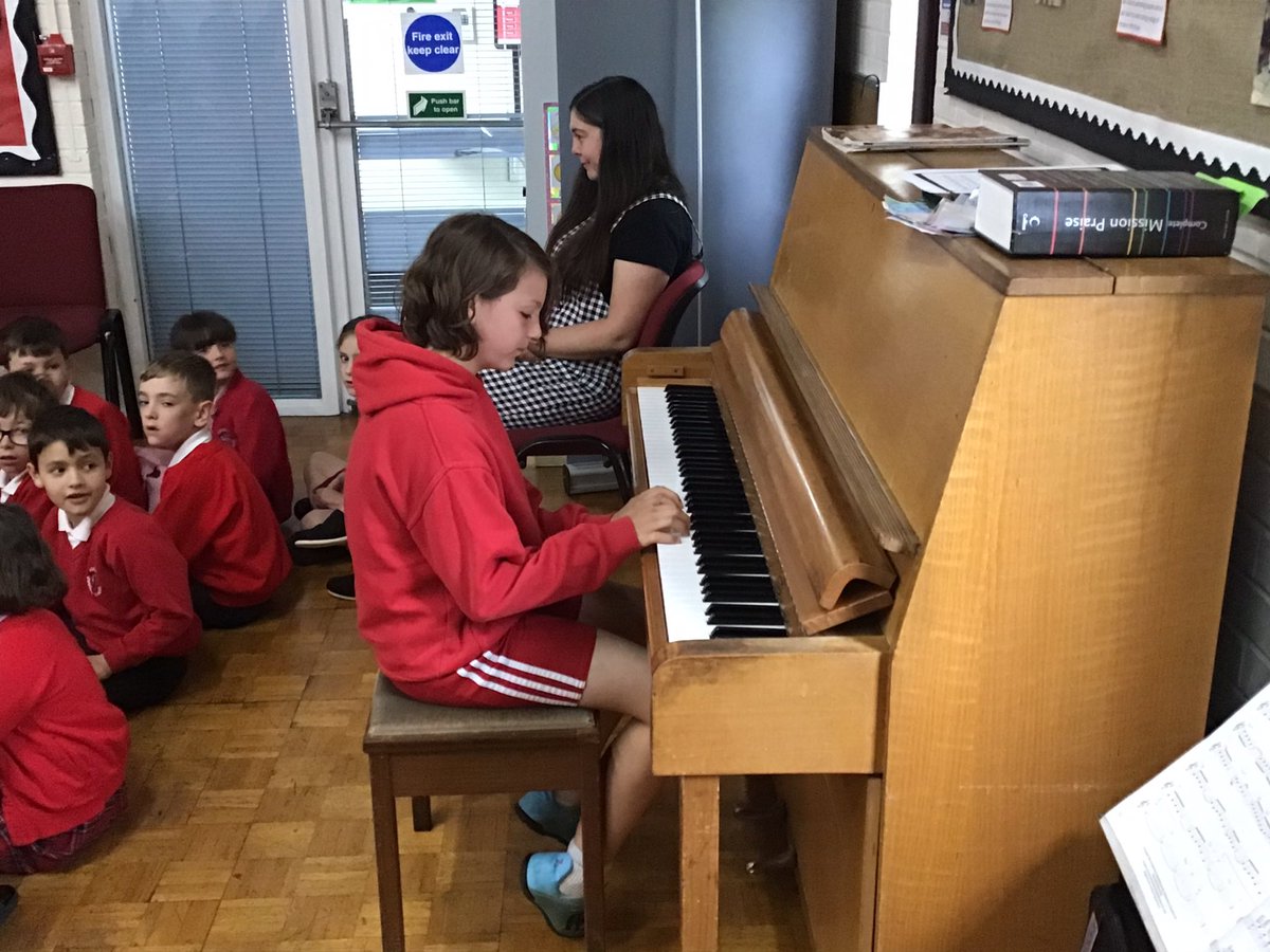 Class5Aspull's tweet image. This morning, two of our year 6 musicians performed in collective worship. We are all very proud of them and impressed by their musicianship, resilience and confidence. #acpsmusic @AspullArts