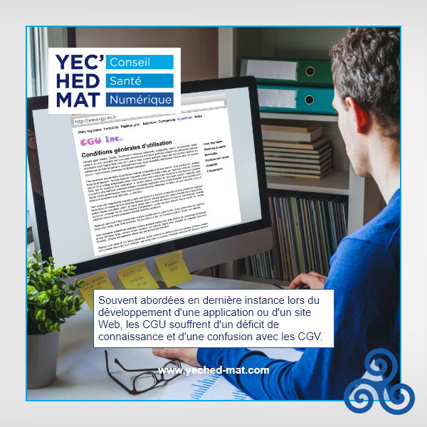 YecHedConseil's tweet photo. Aujourd'hui dans l'Infolettre Yec'Hed Mat Conseil, Maxime Voisin, consultant en droit des logiciels et de la propriété intellectuelle, nous dit tout sur les Conditions générales d'utilisation !
https://t.co/JbyHKGOxgz
#CGU #Web #MentionsLégales https://t.co/zRFnVUrFp7