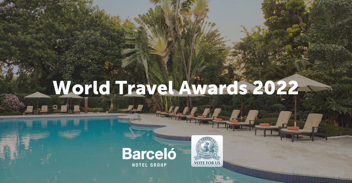 Con 49 nominaciones, <a href="/barcelohoteles/">Barceló Hotel Group</a> se posiciona como una de las cadenas hoteleras europeas con mayor número de nominaciones a los #WorldTravelAwards2022.

📍¡Vota por nosotros!: brclo.com/3ipfGsF