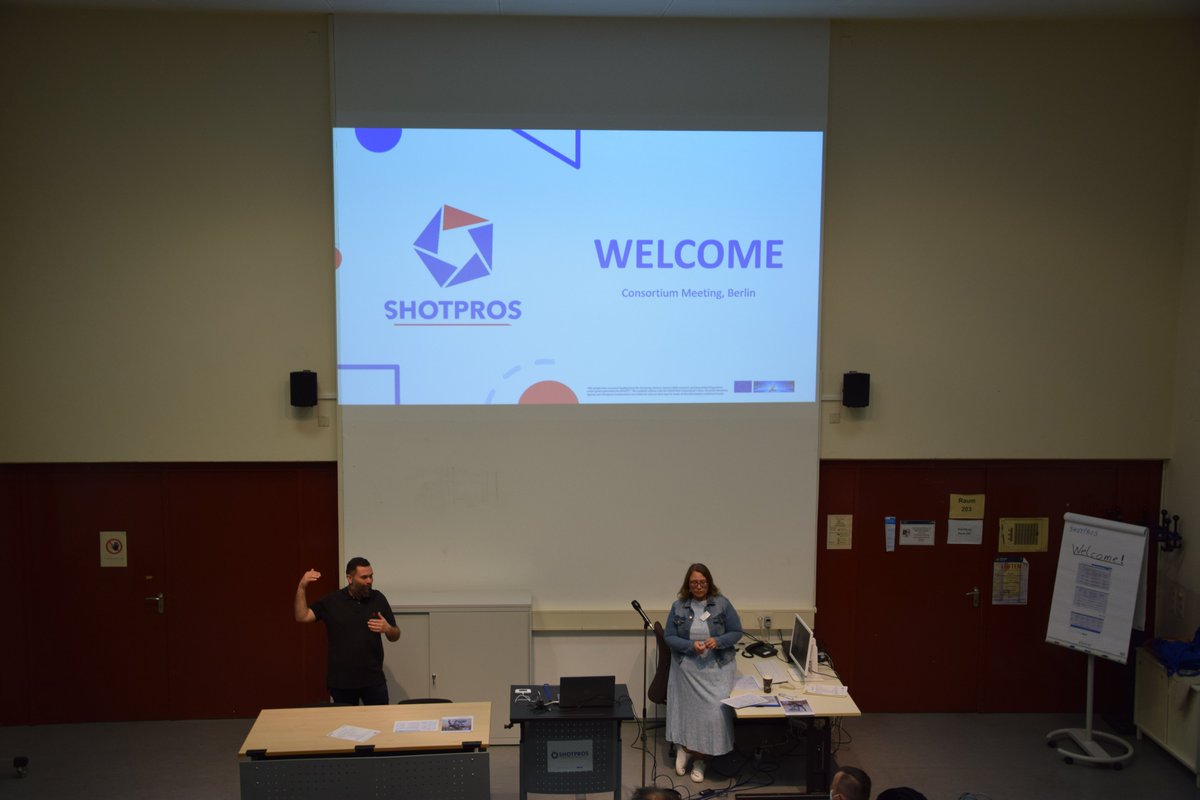 shotpros's tweet image. We successfully conducted our #SHOTPROS consortium meeting together with the last #FieldTrial at the premises of @polizeiberlin. All partners attended and collaboratively planned the final period of the project ↗️👮

#EUSecurityResearch #H2020 #VirtualReality #Police #Training