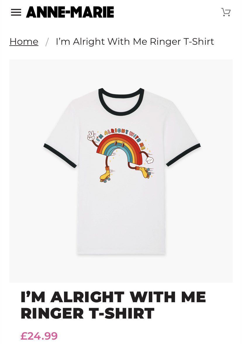 4050sara's tweet photo. #Annemarie #merch #love #imalrightwithme https://t.co/Y6glue1pP6