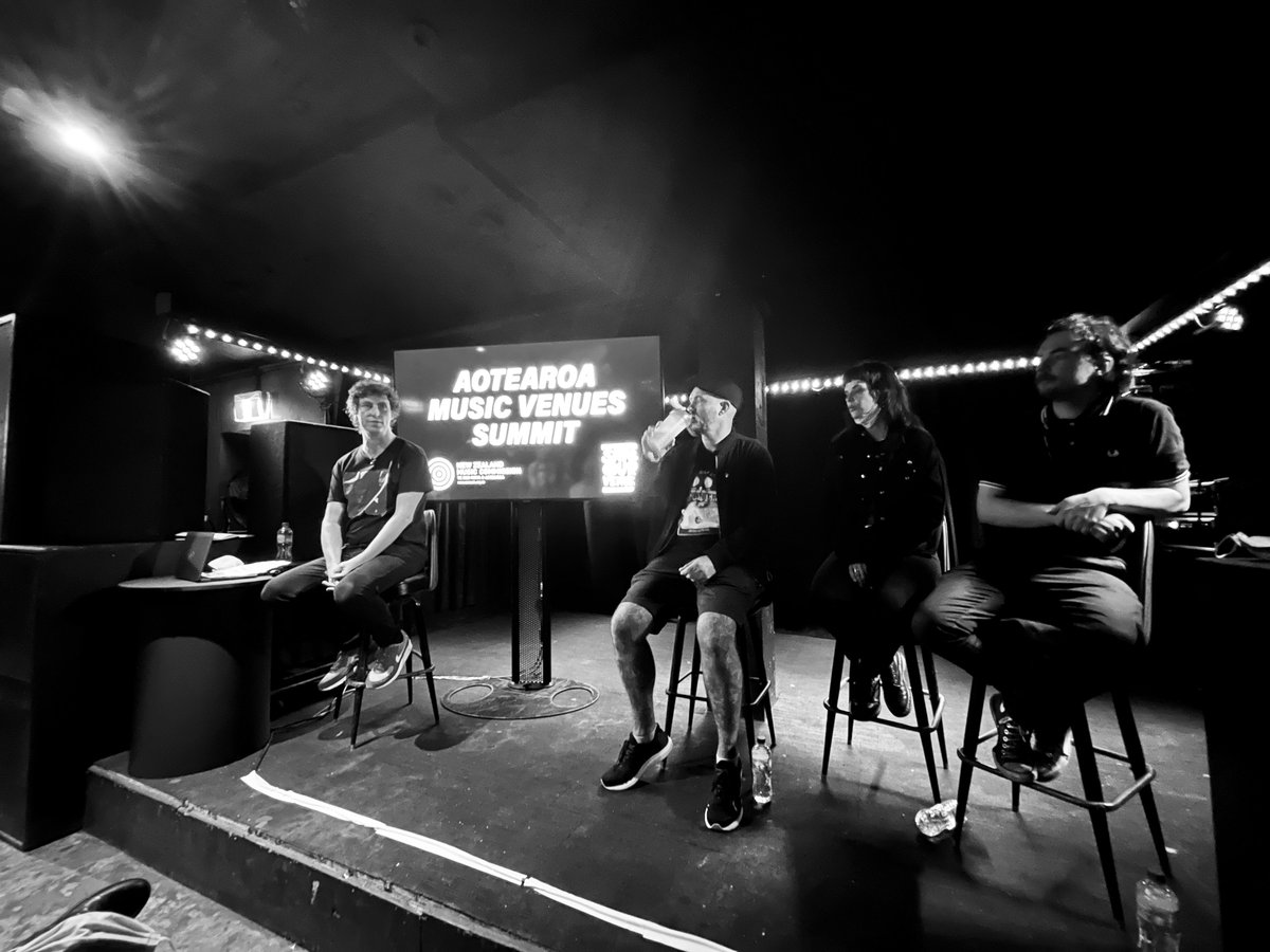 simianaudio's tweet image. I just spent the last two days at the 1st Aotearoa Music Venues Summit, and it really was something pretty special to be a part of. If there's any kind of silver lining to the Covid19 pandemic, this coming together of us all for the first time in an organised way has to be it. /1