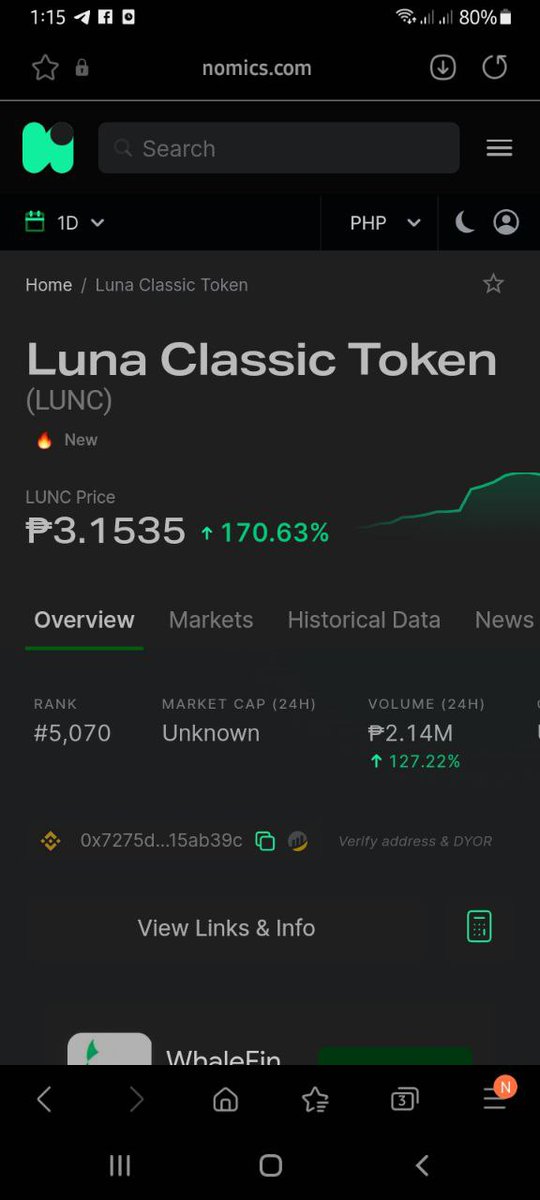 jaja_datu's tweet photo. @P2E_Daily Panu nga pla taung holder kala q mgkakaroon airdrop regards with new luna? Bt my nkita aqng ganto https://t.co/O97mPi39Rf