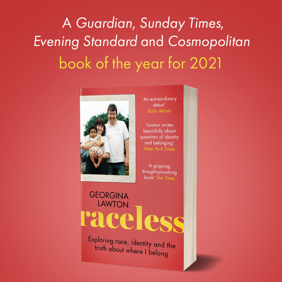 tilda__key's tweet photo. Happy publication day to @GeorginaLawton - her beautiful, emotional and enlightening memoir #Raceless is out in paperback today! ❤️
@BooksSphere @zoe_ross12 https://t.co/5cpzBCCs4Y