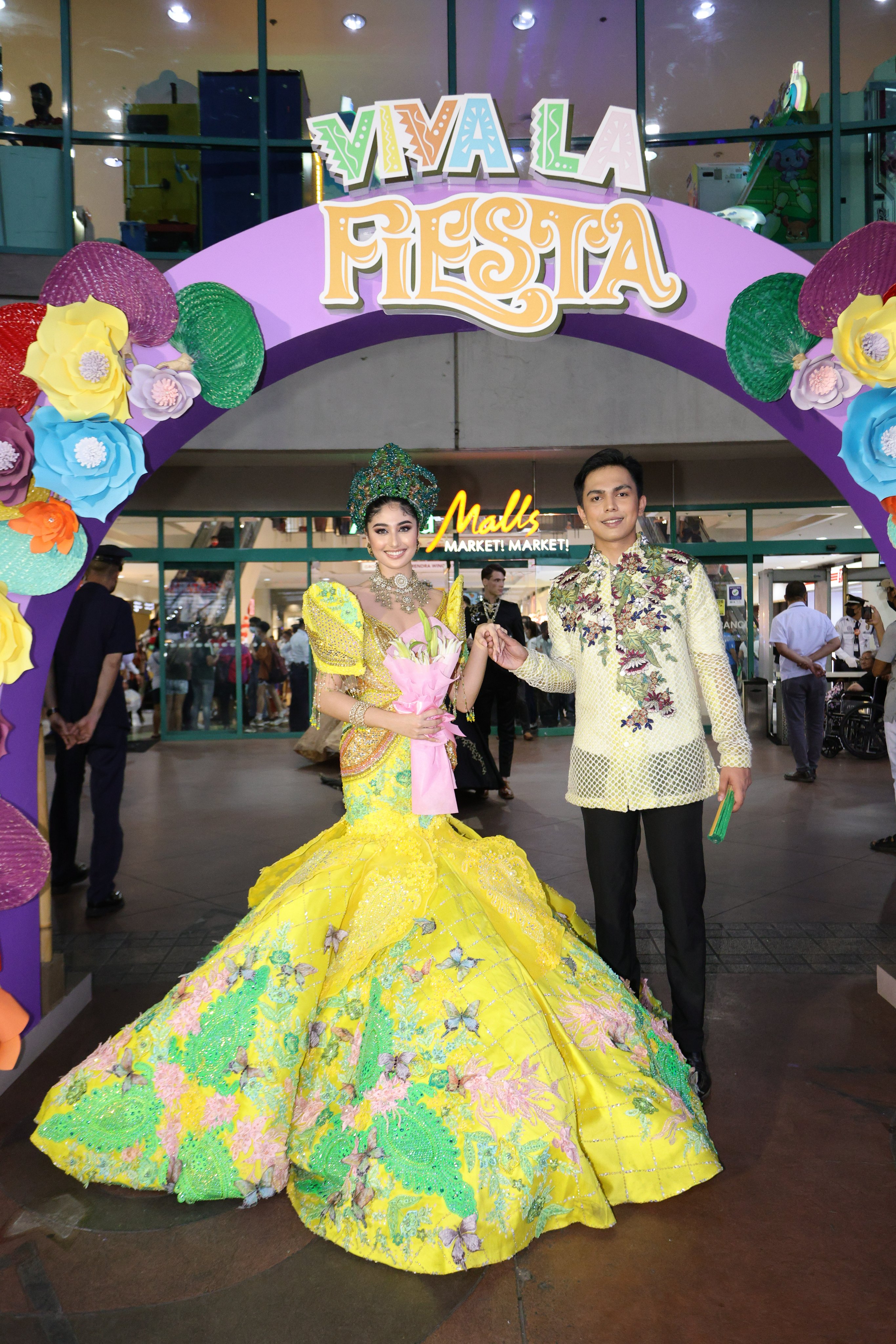 Market Market on X It was indeed a royal Santacruzan as we feasted our eyes on dazzling Filipiniana gowns made by Filipino designers at our Flores de Mayo Queens Blooms Festival