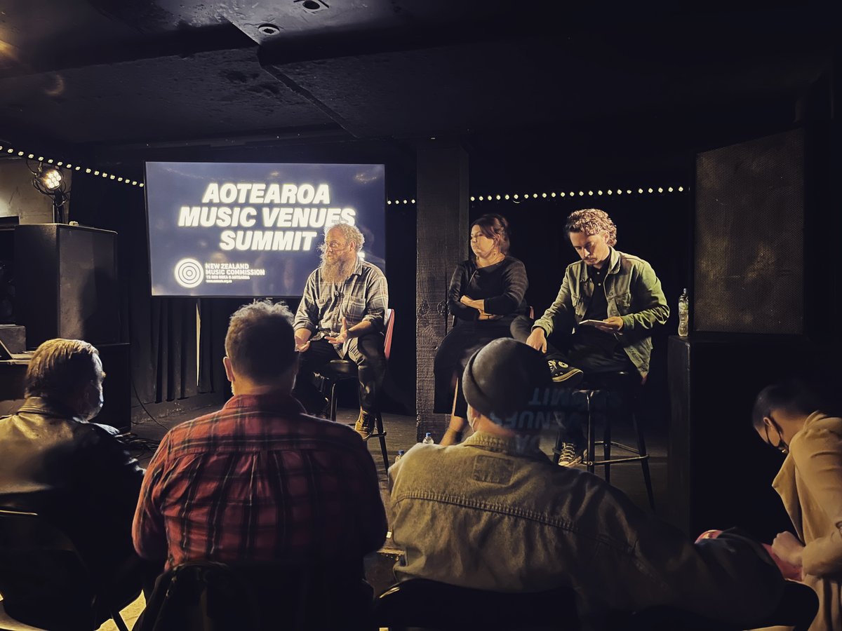 simianaudio's tweet image. I just spent the last two days at the 1st Aotearoa Music Venues Summit, and it really was something pretty special to be a part of. If there's any kind of silver lining to the Covid19 pandemic, this coming together of us all for the first time in an organised way has to be it. /1