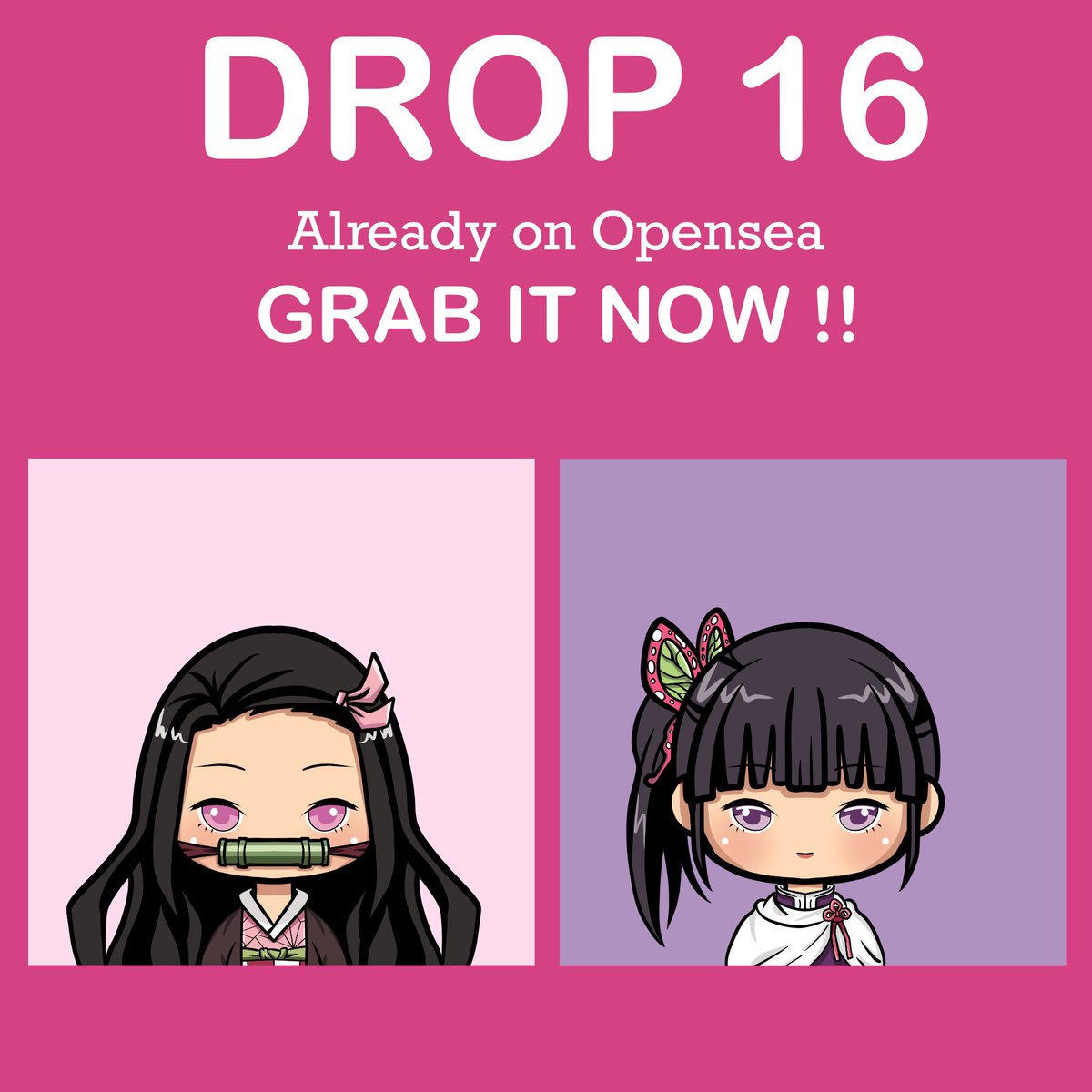Chibi_Doodle's tweet photo. New Drop Launch Now!! 🔥🚀
Grab it now!! Before they run out!
Already on @opensea 
Check this out now Link in Bio
#nft #nftart #nftcollector #nftartist #nftcommunity #ethereum #bitcoins #nfts #nft #nftart #nftartist #nftcollector #cryptoart #digitalart #nftcommunity #art #crypto https://t.co/NqwYkJObtd
