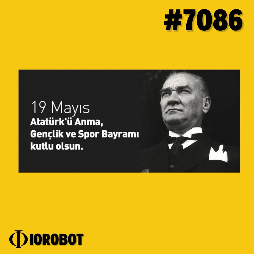 19 Mayıs Atatürk'ü Anma Gençlik ve Spor Bayramımız kutlu olsun! 🇹🇷🇹🇷🇹🇷

🐝🎉🎊🤖🦾

#iorobot #team7086 #iomtal <a href="/iomtal/">İbrahim Özaydın MTAL</a>