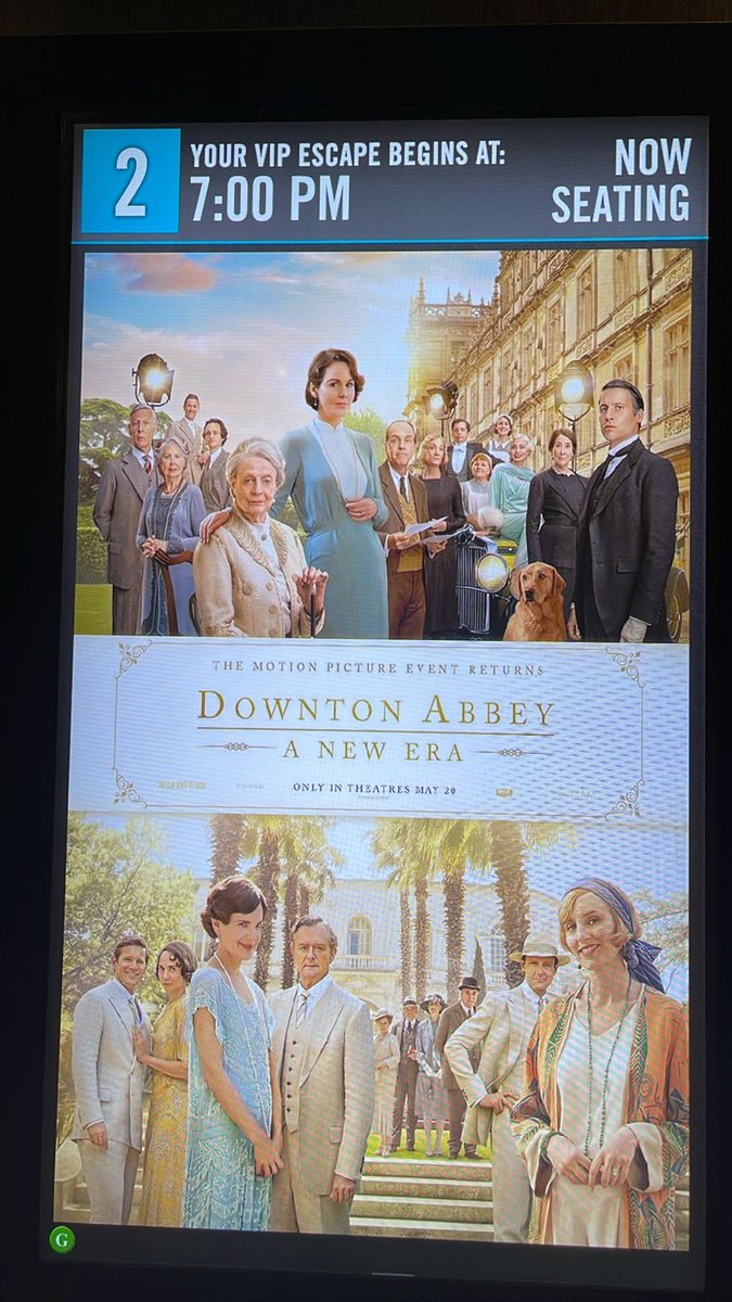 Saw Downton Abbey: A New Era <a href="/CineplexMovies/">Cineplex</a> VIP early access event!! Loved every second of it 😭😭
