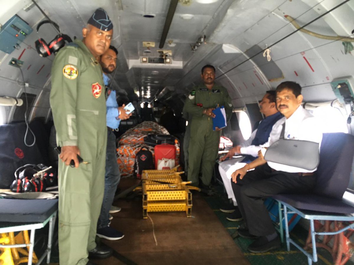 TheAshokSinghal's tweet photo. Boarded IAF's cargo aircraft with relief materials to be distributed to the flood-affected people of Cachar district today.

#AssamFloods https://t.co/6E4RjUM6dS