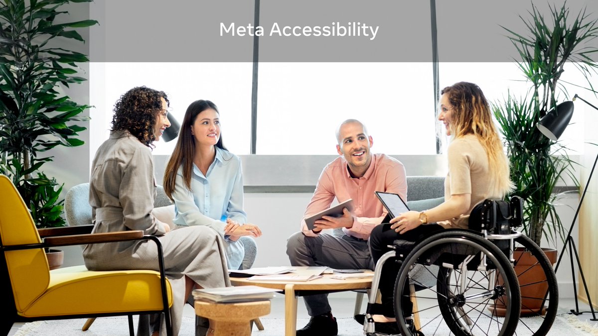 Join the Accessibility Summit today! Tune into the livestream today from 10AM - 11:30AM PST for speakers, product demos of Meta’s latest assistive technologies and more. Watch: bit.ly/3woBduG