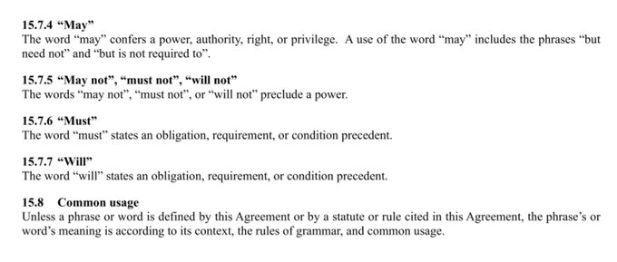 We let the lawyers win.   (This is taken from an actual agreement I'm signing. 5 pages of this nonsense